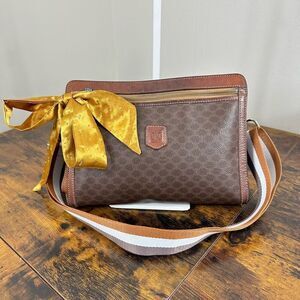 Celine Triomphe Vintage Clutch Crossbody Converted